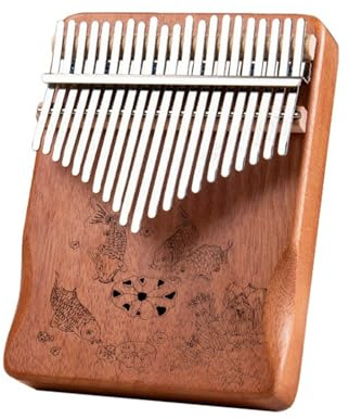 Kalimba-Instrument 21 Mahagoni Kalimba Finger Piano(5)