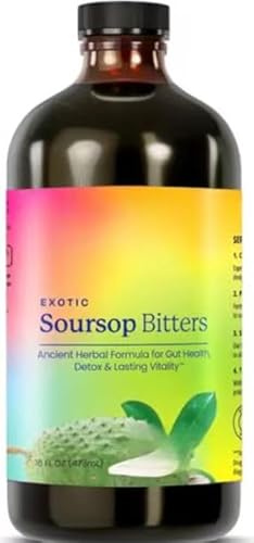 Amaro di Soursop - Disintossicante Guanabana alle erbe biologico per il supporto digestivo e la salute immunitaria