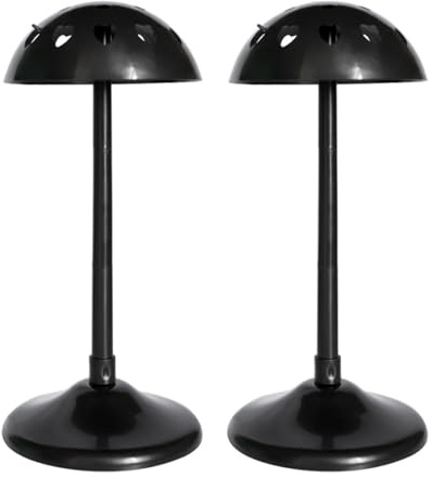 Amosfun Soporte para Mantener la Forma 2 Piezas para Plástico Negro , Diseño Simple y Elegante y Exhibir Detalles Postizos en Estantes o Ventanas