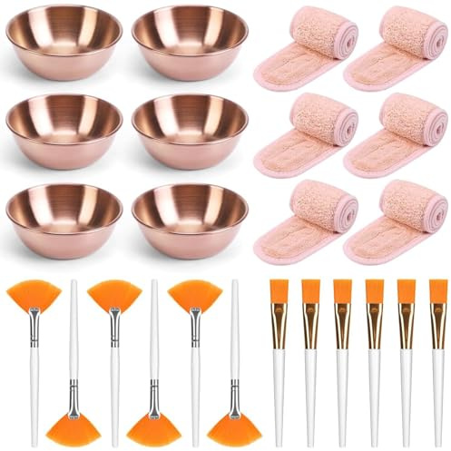 Juego de 24 herramientas de belleza integrales con textura para el cuidado facial, adecuadas para limpieza y masaje, herramienta profesional para el cuidado de la piel con estuche