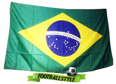 Flaggenking Drapeau du Brésil résistant aux intempéries Multicolore 150 x 90 x 1 cm