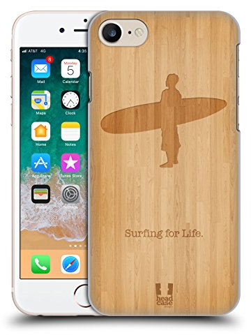 Head Case Designs Surf en Bois Sports Extrêmes - Collection 2 Coque Dure pour l'arrière Compatible avec Apple iPhone 7/8 / SE 2020 & 2022