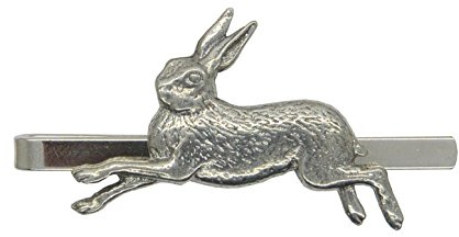 Krawattennadel Hase aus Zinn (Pewter) von Hand Gegossen