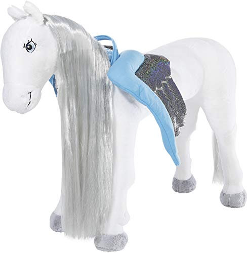 Heunec 734777 Pegasus stehend Steh-und Reittier, White
