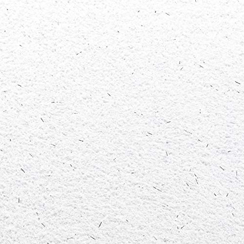 Baumwollputz Schneeweiß mit Effektfäden Silbermetallic - Flüssigtapete aus weißer Baumwolle 1kg für ca. 4m²
