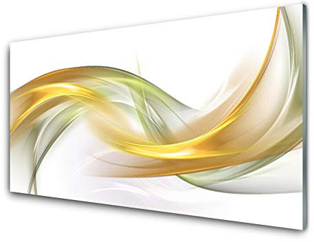 Tulup Glasbilder 100x50cm - Wandbild Druck auf Glas XXL Panorama-Bild Wandbilder aus Echt-Glas Sicherheitsglas Kunstdruck für Küche Wohnzimmer Abstraktes Kunst