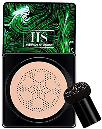 BB Cream,Mushroom Head Air Cushion Foundation,Nude Make up Concealer Lasting Makeup Moisturizing Lightening Pigment CC Liquid Foundation Natural