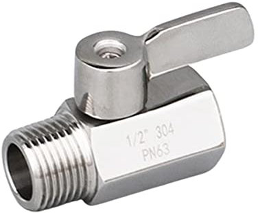 RANRAO Duschkopf, G1,27 cm Durchfluss, Schnellsteuerung, Absperrventil, Handbrause, Wassersparer für Duschkopf, Handwassersparer