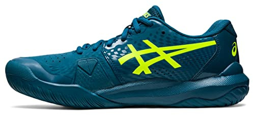 ASICS Challenger 14 Man Tennis Shoes Blue Yellow