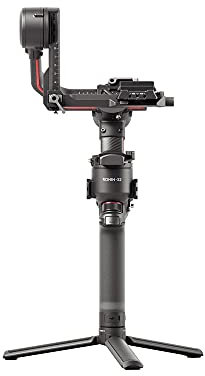 DJI RS 2, Handheld 3-Axis Stabilizer, 4.5kg (10lbs) Tested Payload, Carbon Fiber Construction, 1.4 Full-Color Touchscreen, Available for Canon/Sony/Panasonic/Nikon/Fujifilm/BMPCC (Renewed)