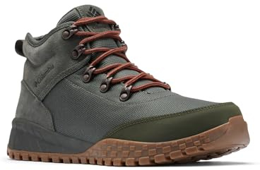 Columbia Mens Fairbanks Mid, Gravel/Dark Moss, 7.5
