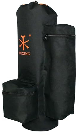 TUXING Pcp Carbon Fiber Tank,Paintball Air Tank & Cylinder Carrier Bag Pouch Backpack (6.8L/9L)