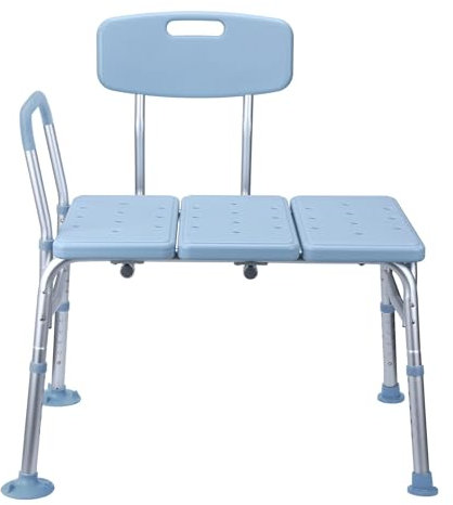 JNGLGO Badewannensitz dreiteiligen Sitzplatte Höhenverstellbar Anti-Rutsch Duschstuhl für Badewanne, Duschhocker mit Rückenlehne und Armlehnen, Badewannenstuhl Einstiegshilfe für Senioren, bis 150 kg