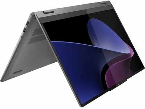 Lenovo IdeaPad 5 16IRU9 83DU0005US - Notebook convertibile 2 in 1 con touchscreen da 16, WUXGA, Intel Core 5 120U, 8 GB, SSD da 512 GB, tastiera inglese (USA), grigio luna, chip Intel, 1920 x 1200