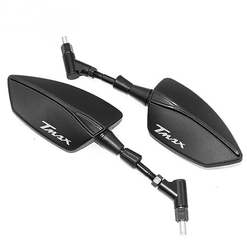 YIJIAVSX Moto Specchietto Specchietto per Y&amaha TMAX 500 560 T-Max 500 560 TMax530 Specchi Retrovisori per Moto Accessori per Specchietti Antiriflesso Specchietto Laterale Moto Specchietto(Nero)