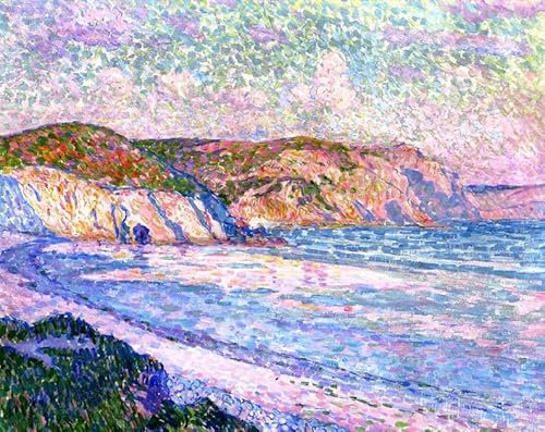 Malen nach Zahlen für Erwachsene DIY-Ölgemälde-Set „Der Strand“ Malen nach Zahlen Zeichnen auf Leinwand Kunst-Dekor-Geschenke