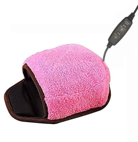 HOHOVYVY beheizte maus，USB-beheizte Computerkissen-Handwärmer，Beheiztes Pad Handwärmer mit Handgelenkschutz Home Office Laptop Arbeit USB Power(Pink)