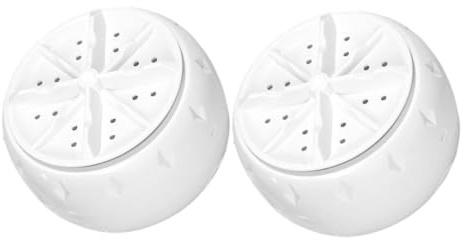 Machine à Laver Portable USB 2 Pièces en Plastique Blanc | Lavage Haute Efficacité, Soin Doux pour Sous-vêtements, Usage Maison et Camping