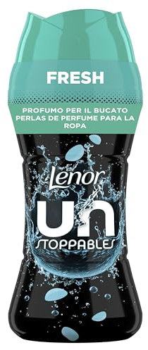 LENOR Unstoppables Perlas de Perfume para la Ropa, 23 Lavados (270g), Suavizante con Fragancia Fresca, Potenciador de Frescor