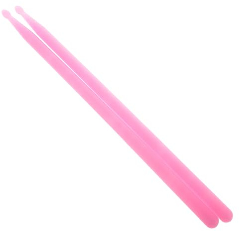 Leuchtende Drumsticks 5a 1 Paar Nylon für Schlagzeug | Rosa, für E-drums und Drum Satz, Komfortabler Griff, Einfacher Austausch