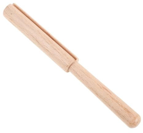 HOMSFOU Wooden Yarn Cutting Tool Rug Embroidery Thread Stick for Precise DIY Crafting Solid Wood Thread for Seam and Needlework Compact Rug Yarn Tool for Sewing and Quilting Supplies