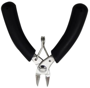 Healifty Pince Coupante Inoxydable pour Machine à Corder Tennis et Badminton Accessoire Résistant à la Rouille avec Poignées Plastifiées sans Dents pour Protéger Les Fils Lors du Passage