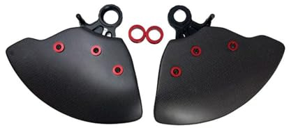 Adatto per Ducati Panigale Frenante Condotti di Raffreddamento Ad Aria di Aspirazione Accessori Moto In Fibra di Carbonio Condotto aria moto(Red)