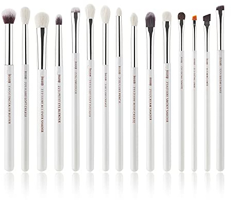 Brocha Para Ojos Jessup Juego de Brochas Profesionales de Maquillaje, Herramientas de Maquillaje, Corrector de Cejas, Set de Cepillos para Delinear de Ojos T237