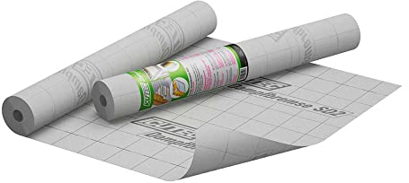 ICUTEC Dampfsperrfolie SD2 012 8100 1x25m = 25m² I Begehbare, Stabile und Reißfeste Dampfbremse I Verarbeitung Dach Innen & Außen I Für Neubau & Sanierung I SD-Wert > 2m I