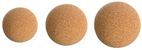 Faszienball aus Kork 5 cm | Massageball für Triggerpunkt Therapie Yoga Fitness Pilates | Naturkork Ball für Faszienmassage Rücken Schulter Nacken Beine | nachhaltig hergestellt in Portugal