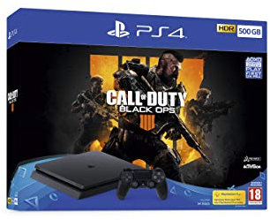 Playstation Sony Console 4 500 go (Noir) avec Call of Duty: Black ops iiii Bundle