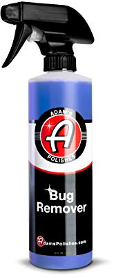 Adam's Car Bug Remover (16oz) - Powerful Car Bug Remover For Car Detailing | All Purpose Spray Removes Bug & Tar From Plastic, Rubber, Metal, Chrome, Glass, RV, Boat, Motorcycle