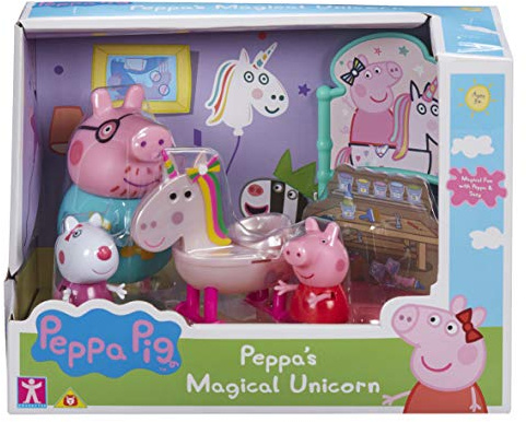 Peppa Pig 07171 Peppas Magisches Einhorn Buch Spielset