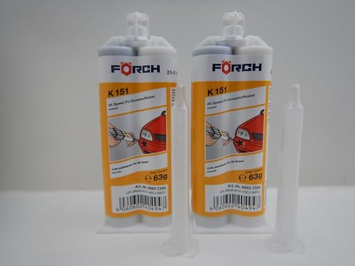 FÖRCH REPARATUR 2K SPEED K151 KUNSTSTOFFKLEBER KLEBER ZWEIKOMPONENTEN 60g (2)