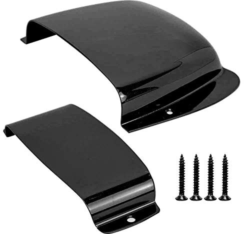 VGEBY Juego de Fundas de Puente para Pastillas Funda Protectora de Bajos de aleación de Zinc para bajo eléctrico PB Equipado con 4 Tornillos de Montaje