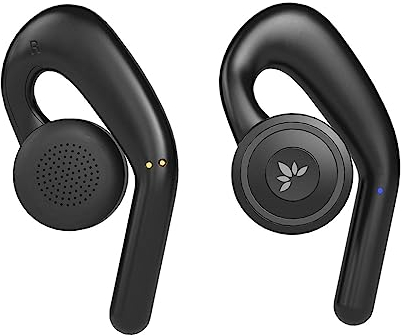 Avantree TWS116 - Écouteurs sans Fil Bluetooth Ouverts et Station de Charge, Casque Audio à détection d’Environnement, Modes Mono ou stéréo, Mains Libres, Crochets d'oreille sécurisés Non réglables