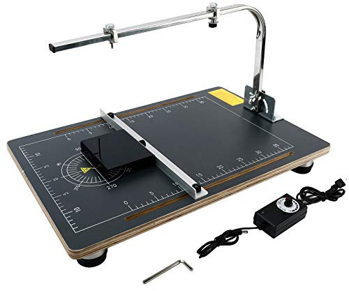 LuckyHigh 110V 30W Hot Wire Foam Cutting Machine Table Top Styrofoam Cutter for Sponge, Pearl Cotton, KT Board, Polystyrene Cutting