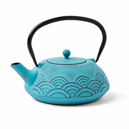 Neavita Teiera in Ghisa Kochi Azzurra, 1200ml