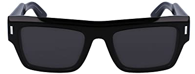 Calvin Klein Unisex Adult Sunglasses CK23504S - Black with Solid Grey Lens