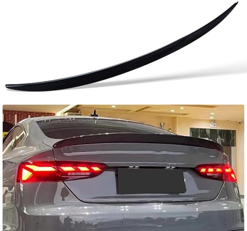 BONRYAN Geeignet für Stoßstangenschutz Spoiler Heckspoiler schwarz glänzend für A5 B8/B8.5 Spoiler Protector Lip Zubehör