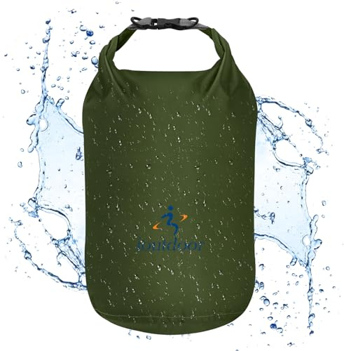 ioutdoor Dry Bag 2L/5L/10L/20L/40L/70L wasserdichte Tasche | Ultra-Light Trockensack Wasserdicht, Abriebfest, Reißfest, für Kajakfahren, Strand, Schwimmen, Camping, Wandern Reisen