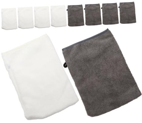MUSISALY 10er Satz Gesichtshandschuhe Waschbare Gesichtsreinigungshandschuhe Gesichtsschrubber Wiederverwendbare Make-up-entferner-handschuhe