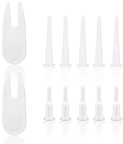 Gosknor 12pcs Bouchon de Ballon de Gym, Ballon de Yoga et Ballon de Fitness Pompe Gonflable Bouchon d'Arrêt d'air pour Ballon d'exercice Bouchon de Rechange pour Ballon d'exercice Piscine Gonflable