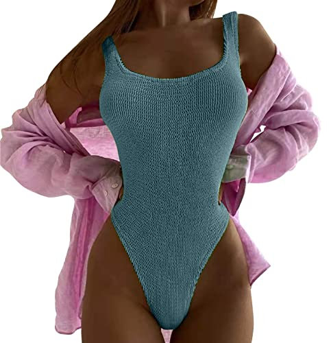 TYUIOP Shape Badeanzug Damen bauchweg Push up Schwimmanzug mit Retro Schlankheits Raffung Einteilige bademode Swimsuits for Women Bein