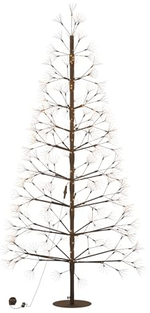 VA-Cerulean LED Lichterbaum Feuerwerk 150cm Weihnachtsbaum Mit Lichterkette Decor Beleuchtet Christbaum Dekobaum Leuchtbaum Baum Licht Für Innen& Außen Party, Warmweiß