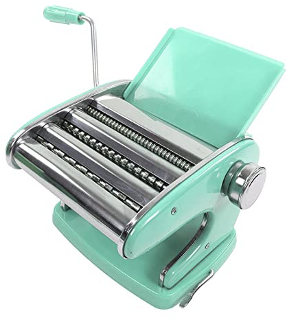 Noodles Maker Macchina per pasta Manovella multifunzione Pressatura Noodle Maker per lasagne Fettuccine Involucro per gnocchi Acciaio inossidabile Materiale sicuro per uso (Lama a ventosa di tipo 3)