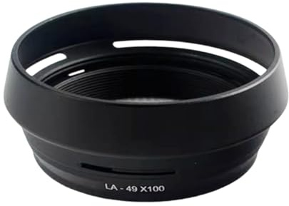 Professionelle ausgehöhlte Gegenlichtblenden für X100V, X100F, X100S, X100T, X70 mit 49-mm Adapterringen Lieferumfang enthalten