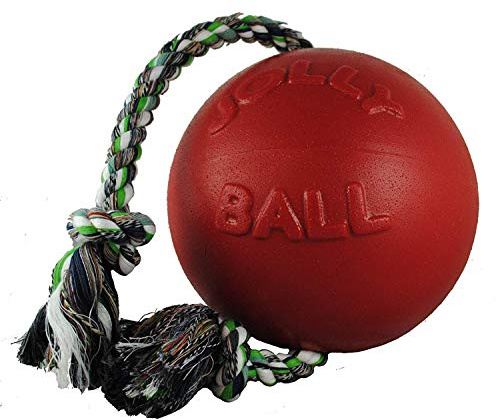 Jolly Pets JOLL050A hundleksak – Ball Romp-n-rulle, 15 cm, röd