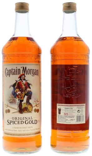 Captain Morgan Original Spiced Gold | Blended Rum | Karibischer Geschmack | 35% vol | 3000ml Einzelflasche |