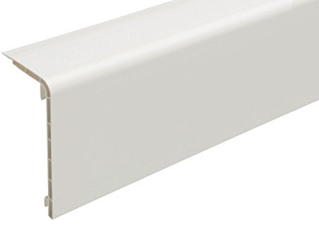 Primo Rohrverkleidung – Kunststoff Rohrabdeckleiste weiß – Maße: 2000 x 45 x 110 mm – 1 Stück